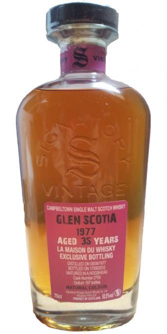 Glen Scotia 1977 SV  Cask Strength Collection - LMDW