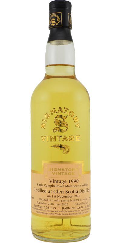 Glen Scotia 1990 SV  Vintage Collection