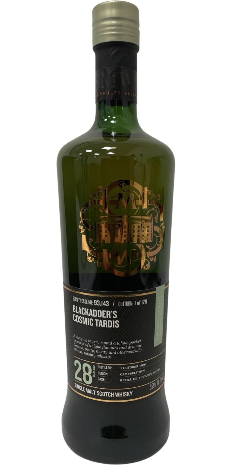 Glen Scotia 1991 SMWS 93.143  Blackadder's cosmic Tardis