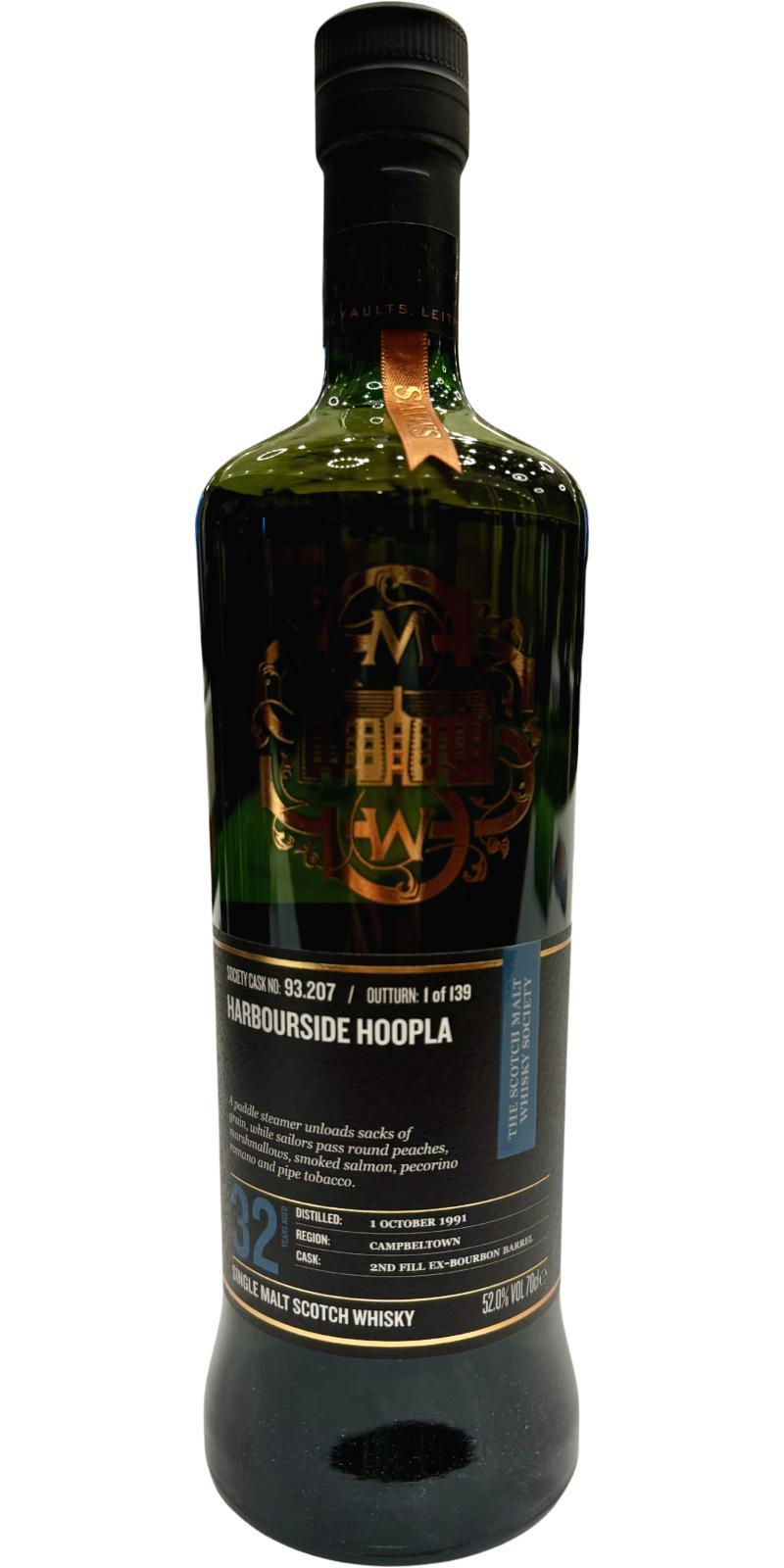 Glen Scotia 1991 SMWS 93.207  Harbourside hoopla
