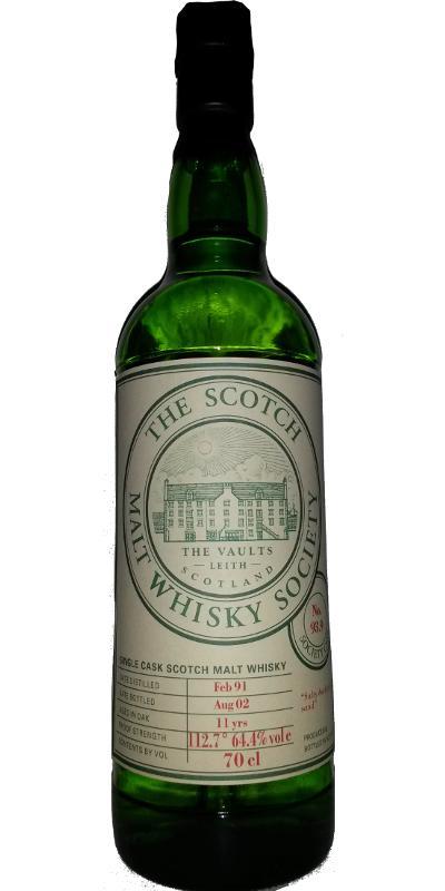Glen Scotia 1991 SMWS 93.9  Salty buckets of sand