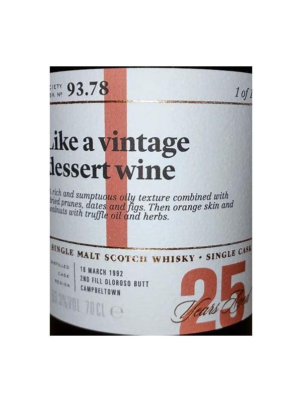 Glen Scotia 1992 SMWS 93.26  Ginger surprise