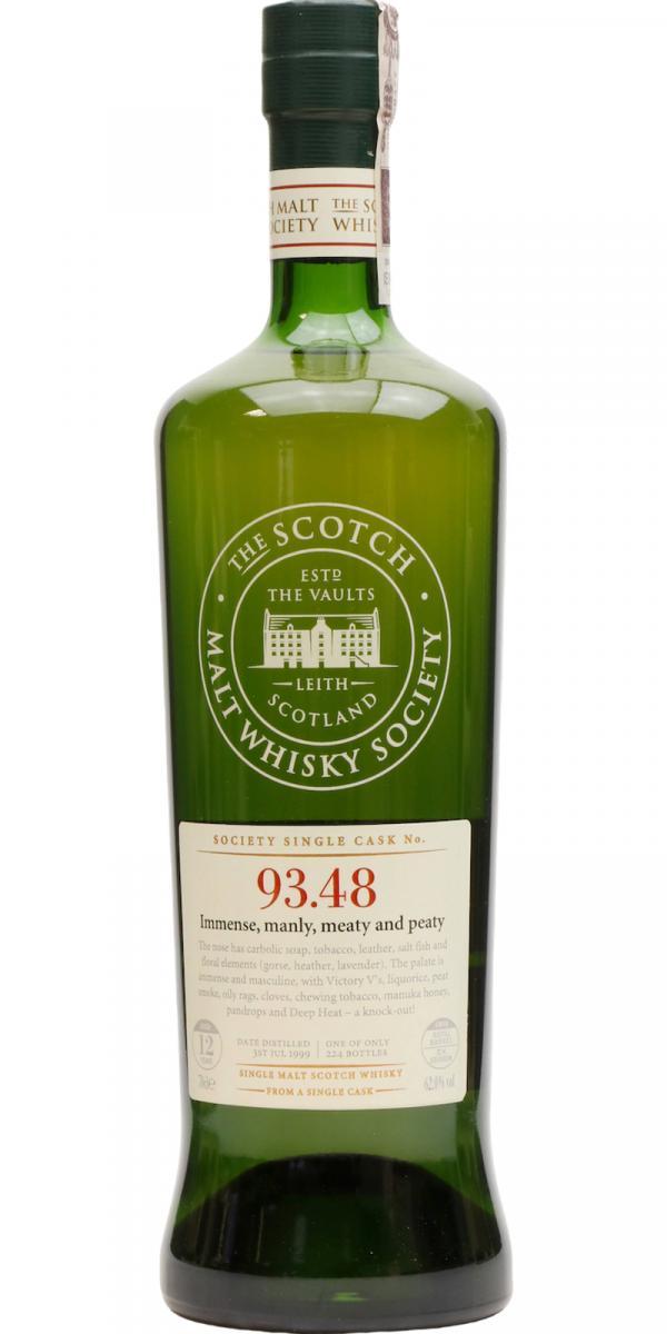 Glen Scotia 1999 SMWS 93.48  Immense, manly, meaty and peaty
