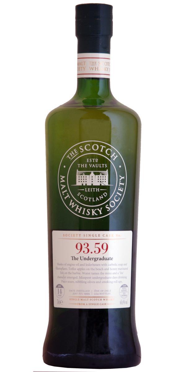 Glen Scotia 1999 SMWS 93.59  The undergraduate