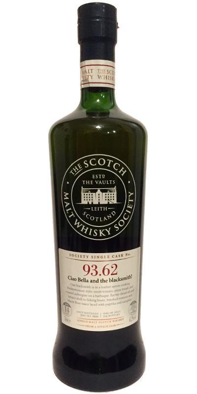 Glen Scotia 1999 SMWS 93.62  Ciao Bella and the Blacksmith!
