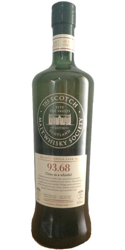 Glen Scotia 2002 SMWS 93.68  Clean as a whistle!