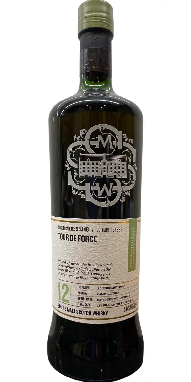 Glen Scotia 2008 SMWS 93.148  Tour de force