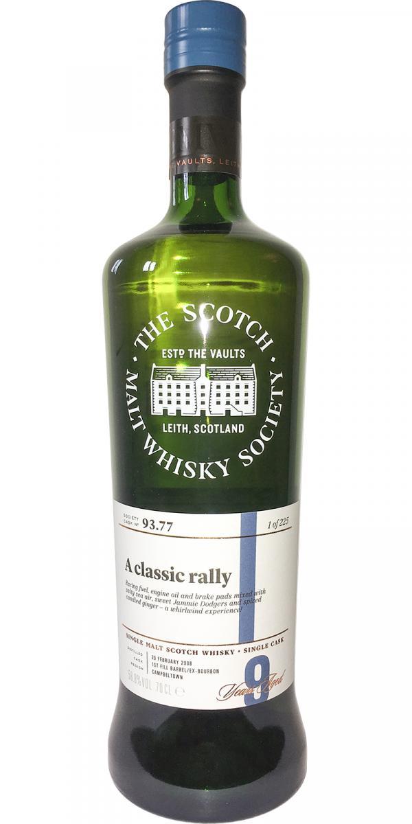 Glen Scotia 2008 SMWS 93.77  A classic rally