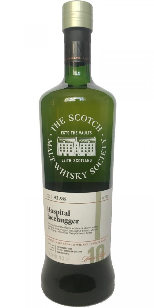 Glen Scotia 2008 SMWS 93.98  Hospital facehugger