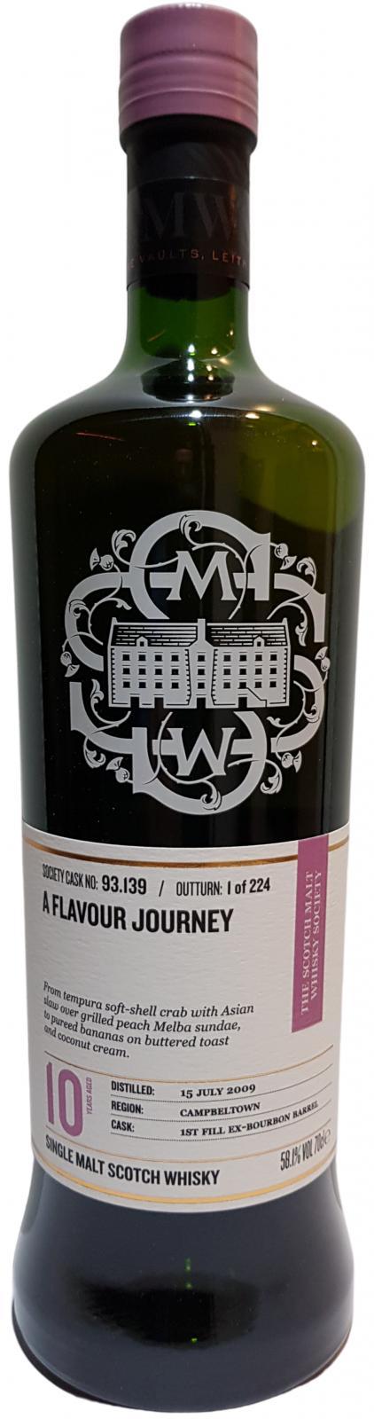 Glen Scotia 2009 SMWS 93.139  A flavour journey