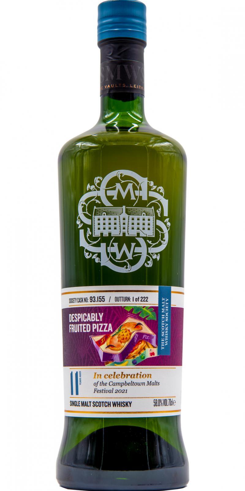 Glen Scotia 2009 SMWS 93.155  Despicably fruited pizza