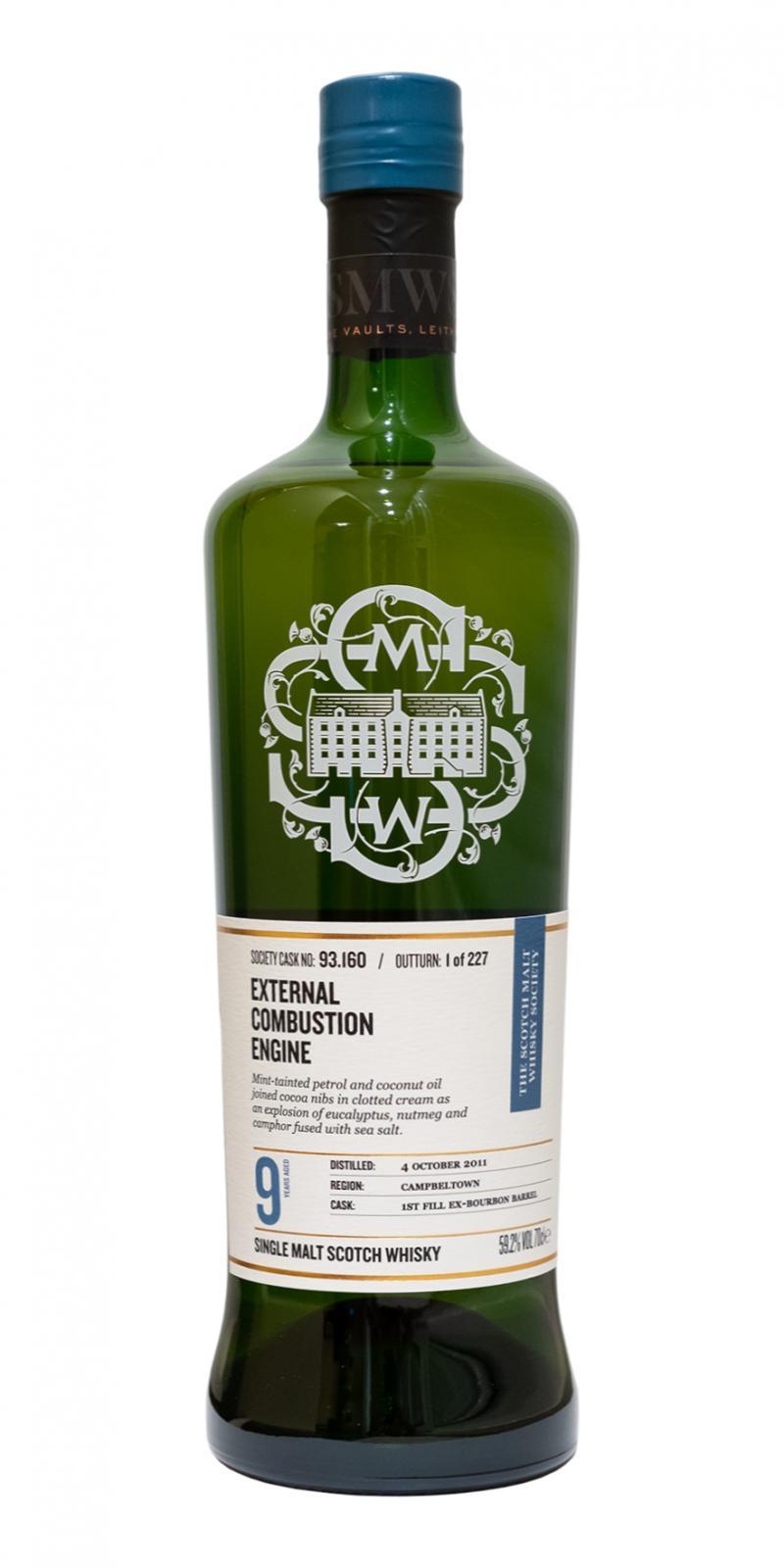 Glen Scotia 2011 SMWS 93.160  External combustion engine