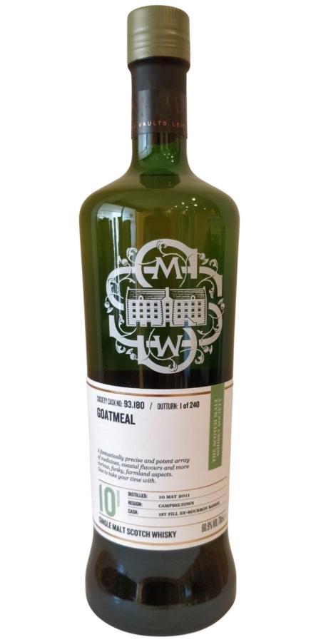Glen Scotia 2011 SMWS 93.180  Goatmeal
