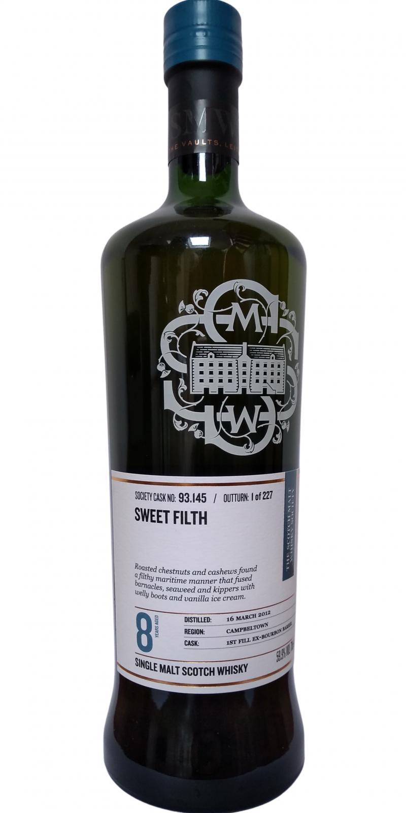 Glen Scotia 2012 SMWS 93.145  Sweet filth