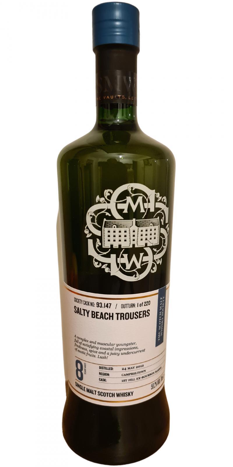 Glen Scotia 2012 SMWS 93.147  Salty beach trousers