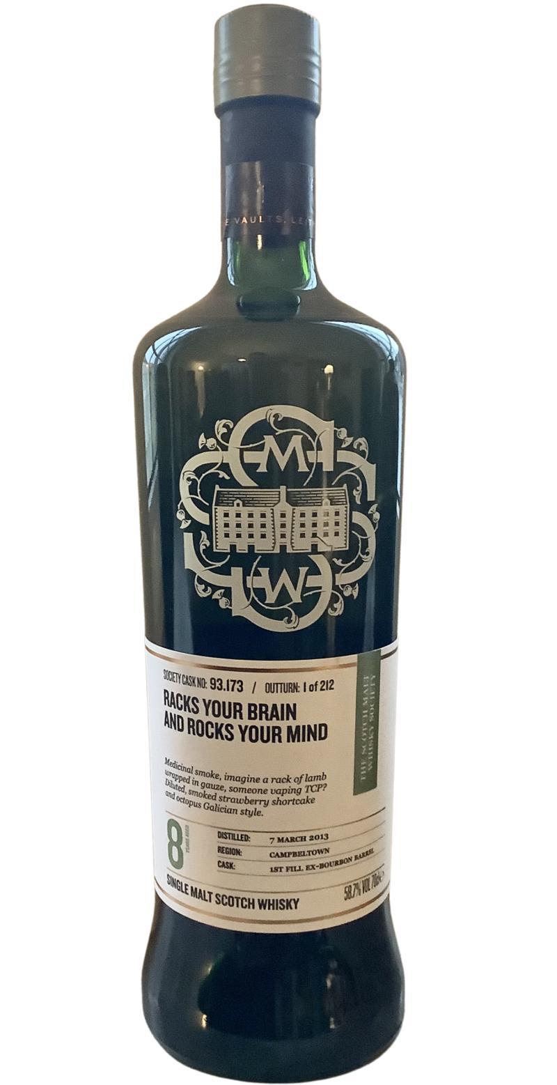 Glen Scotia 2013 SMWS 93.173  Racks your brain and rocks your mind