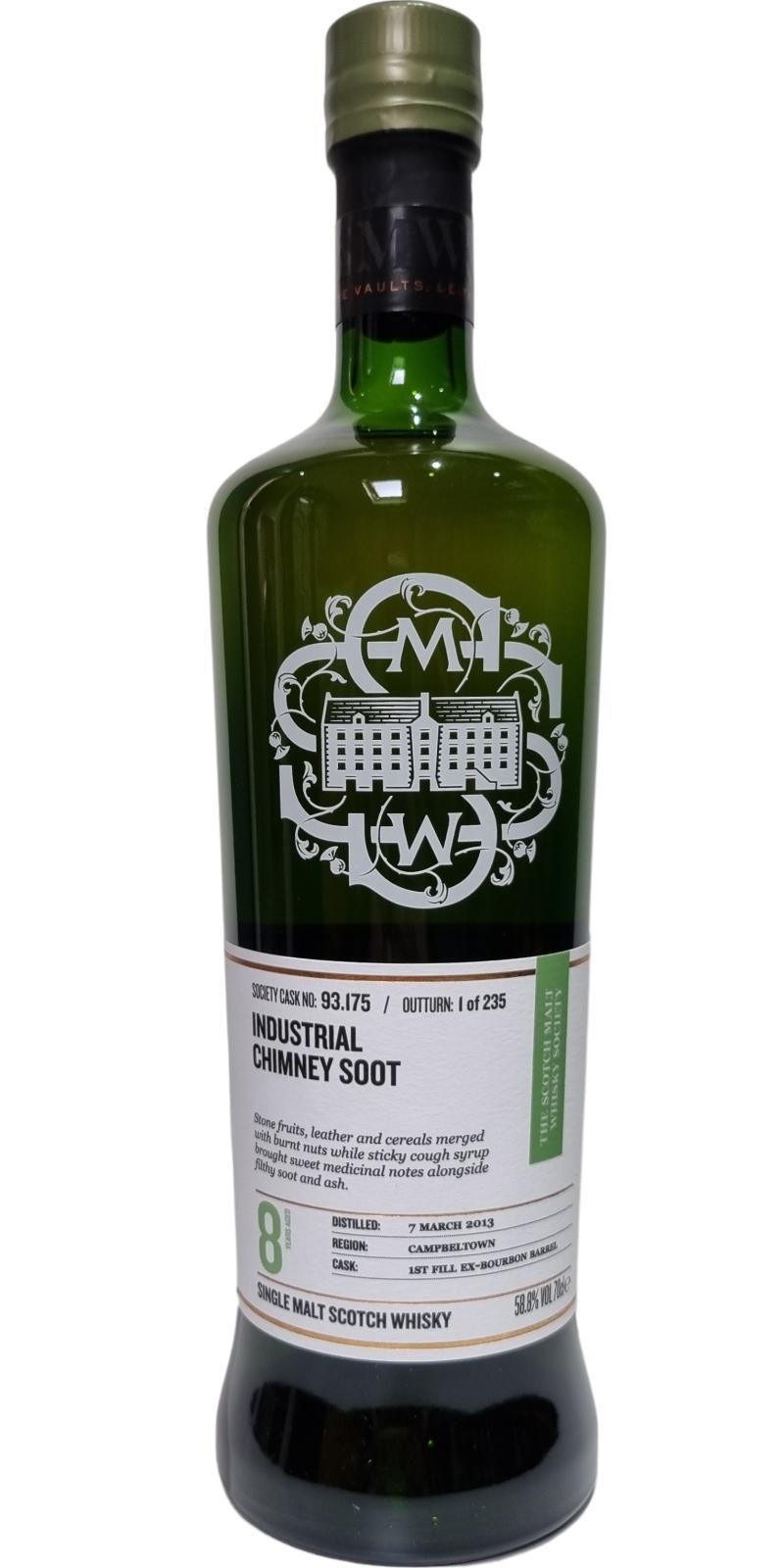 Glen Scotia 2013 SMWS 93.175  Industrial chimney soot