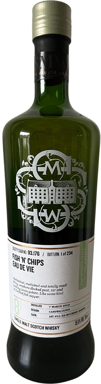 Glen Scotia 2013 SMWS 93.176  Fish 'n' chips eau de vie