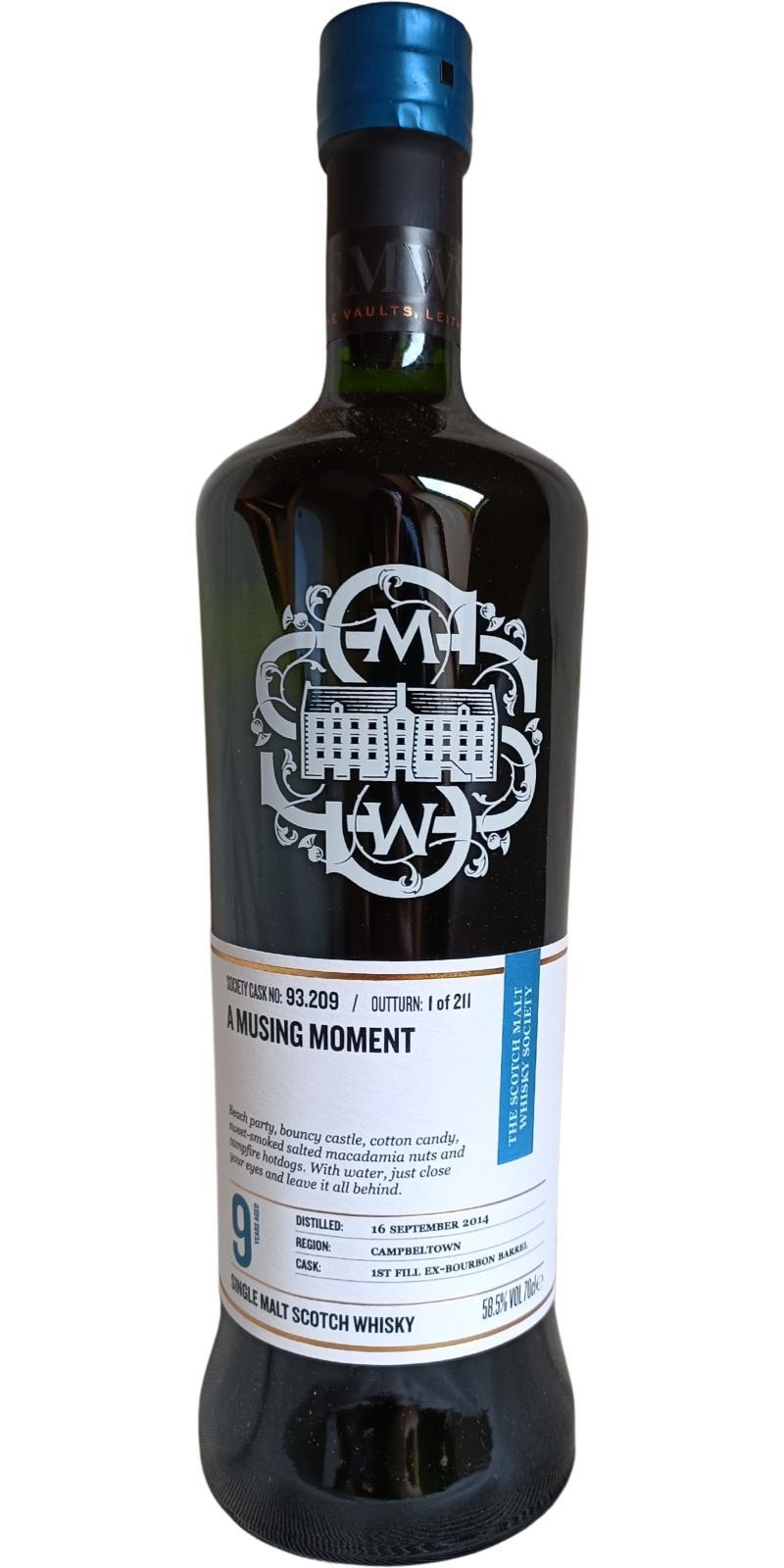 Glen Scotia 2014 SMWS 93.209  A musing moment