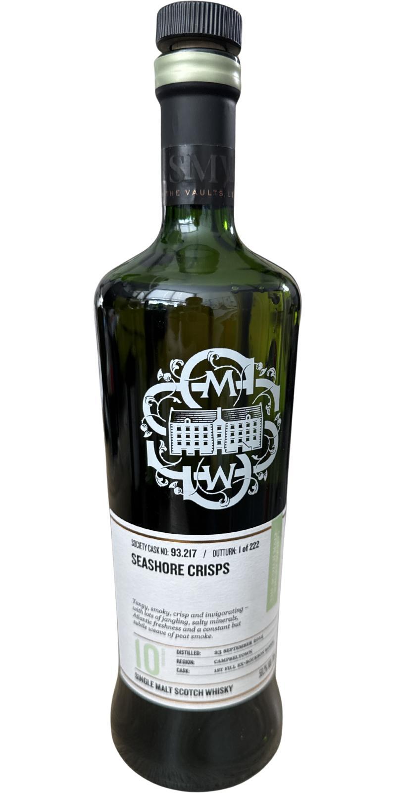 Glen Scotia 2014 SMWS 93.217  Seashore crisps