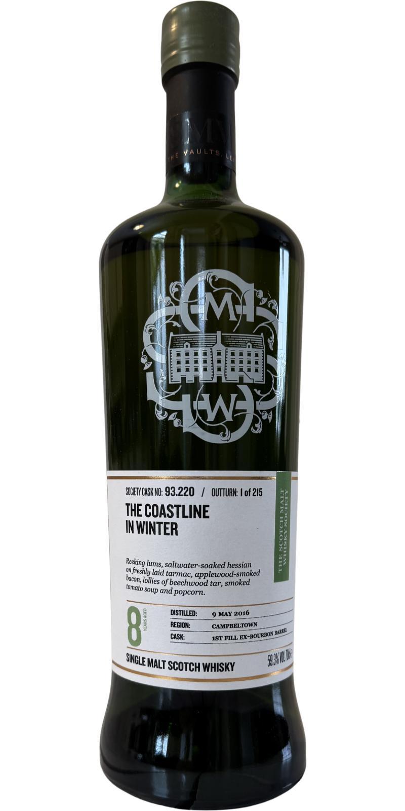 Glen Scotia 2016 SMWS 93.220  The coastline in winter