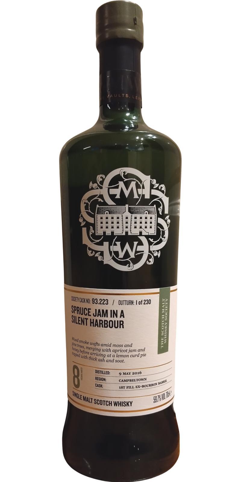 Glen Scotia 2016 SMWS 93.223  Spruce jam in a silent harbour