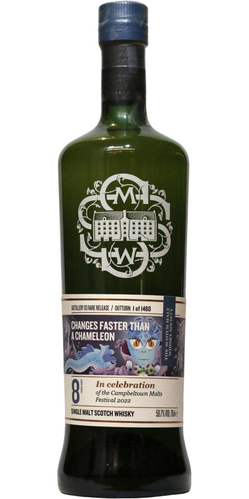 Glen Scotia SMWS Distillery 93 Rare Release  Changes faster than a chameleon