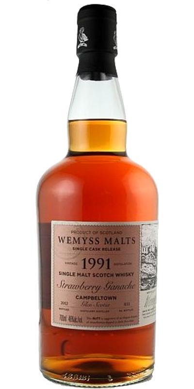 Glen Scotia 1991 Wy  Strawberry Ganache