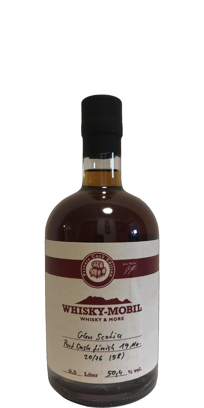 Glen Scotia Port Cask Finish 19 Mo.  Private Cask Edition