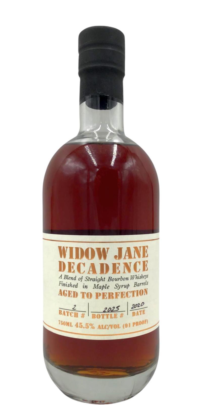 Widow Jane 10-year-old  Decadence
