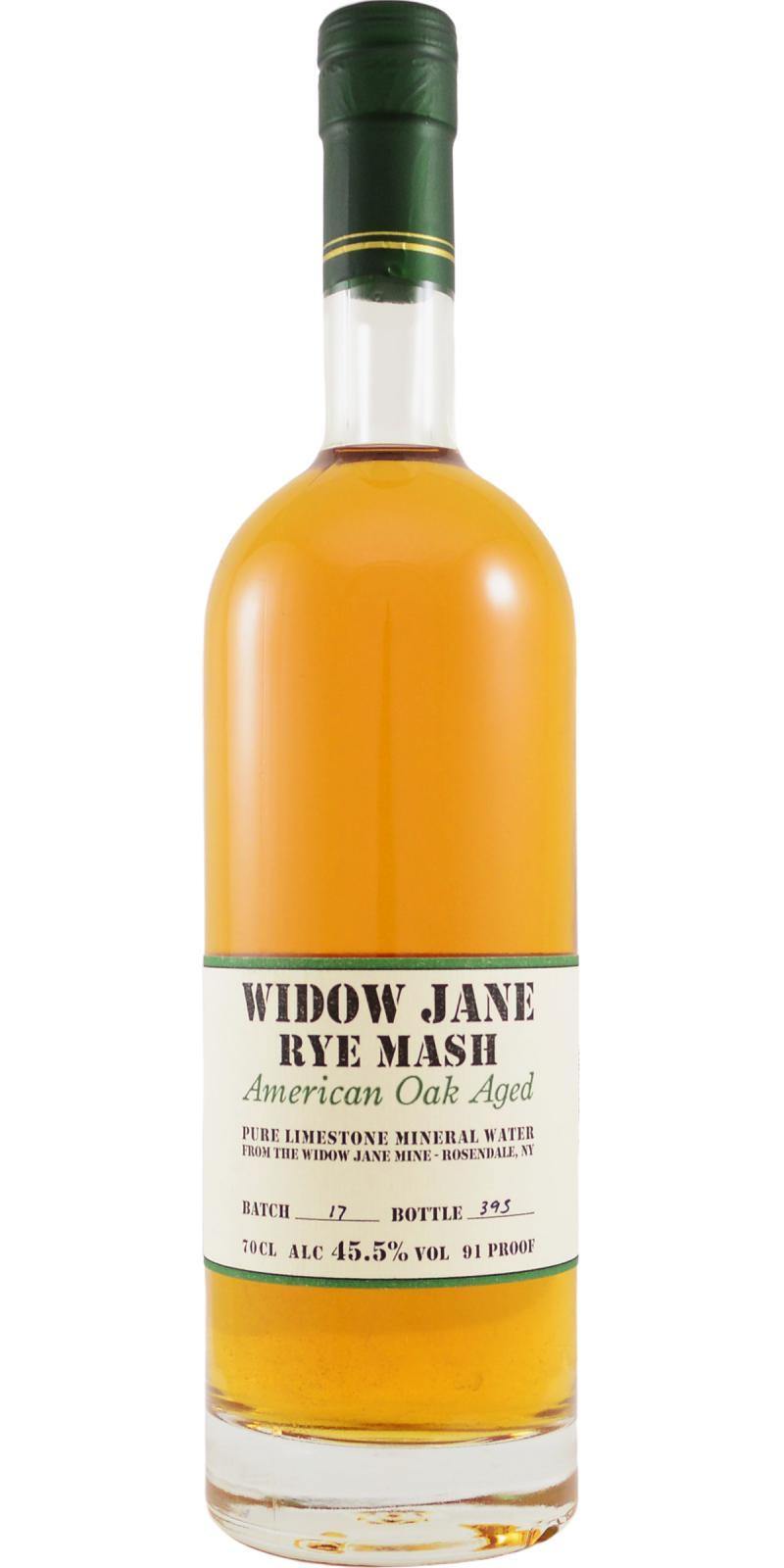 Widow Jane Rye Mash  American Oak Aged