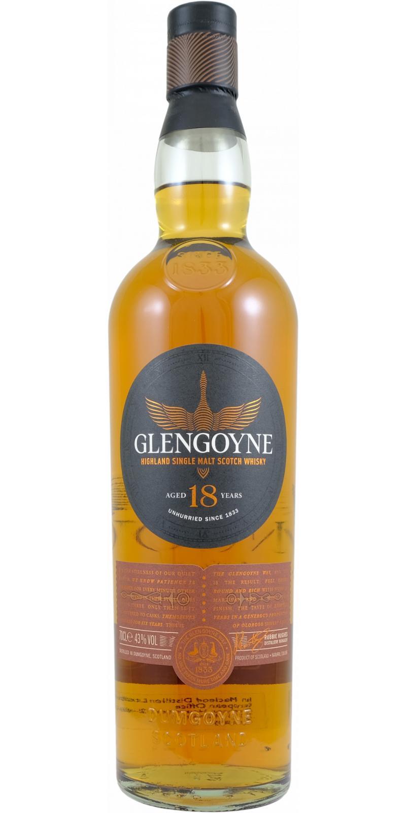 Glengoyne 18-year-old  Unhurried Since 1833