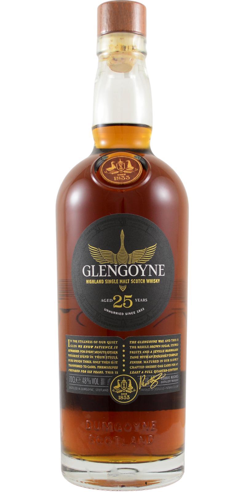 Glengoyne 25-year-old  Unhurried Since 1833