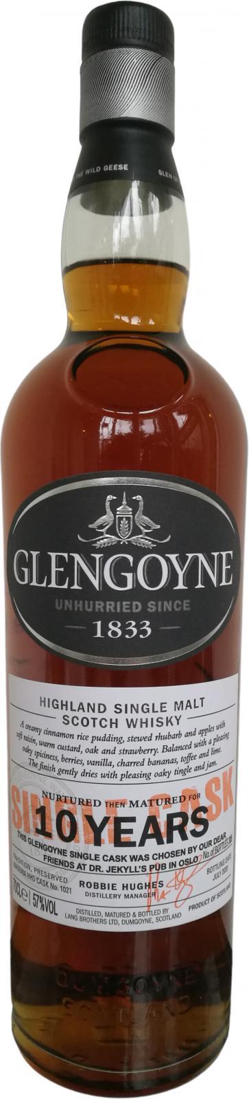Glengoyne 10-year-old  Private Single Cask