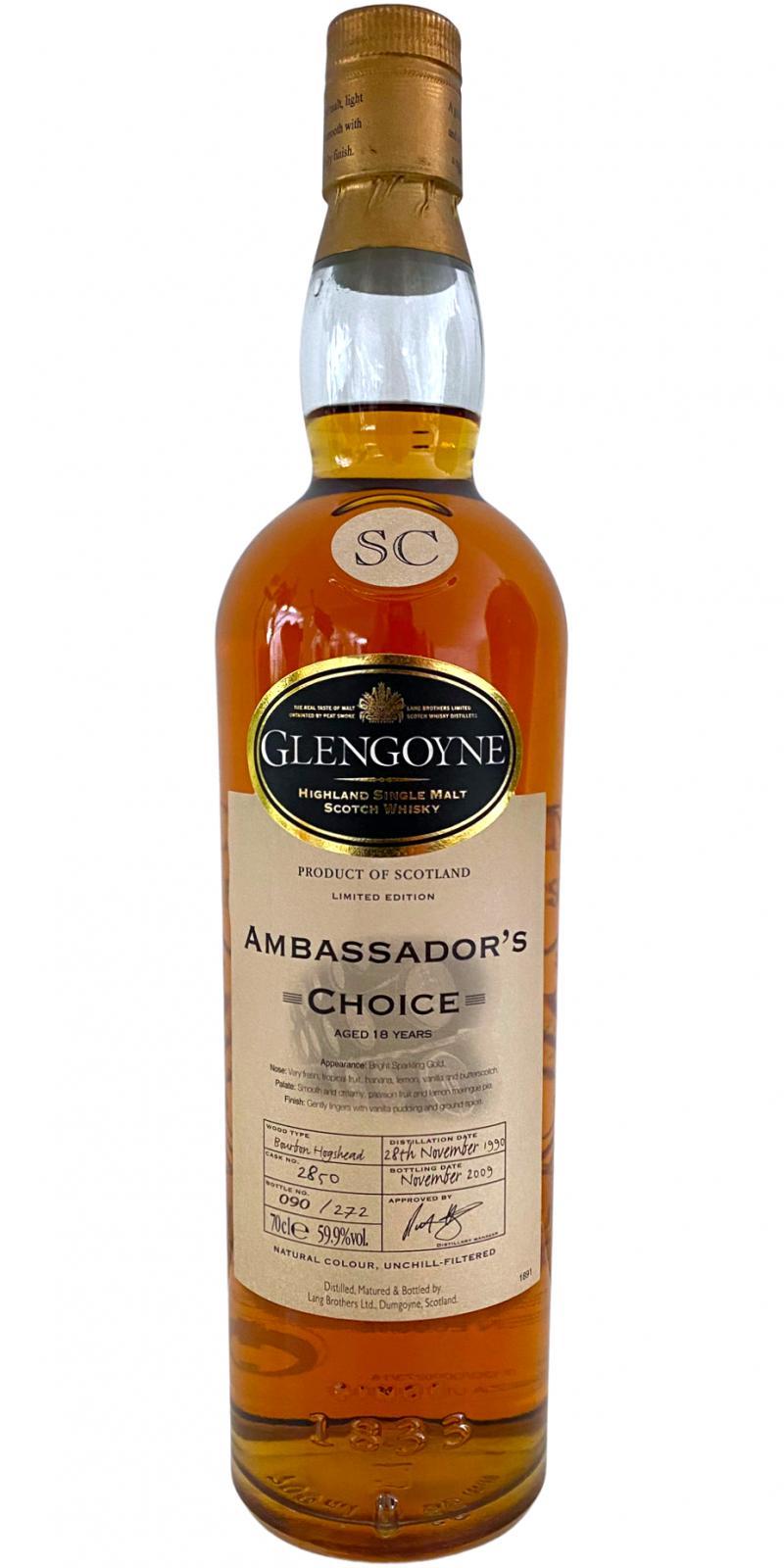 Glengoyne 1990  Ambassador's Choice
