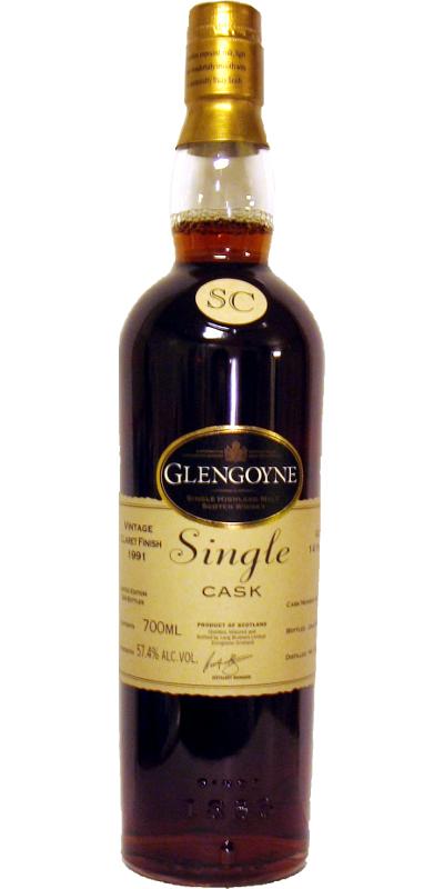 Glengoyne 1991  Single Cask - Vintage Claret Finish