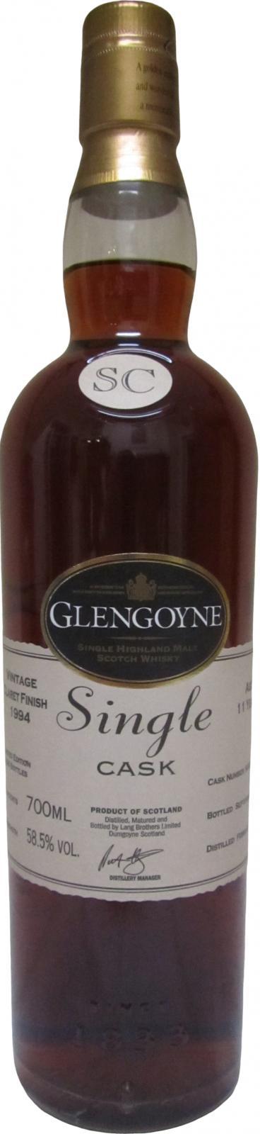 Glengoyne 1994  Single Cask - Vintage Claret Finish