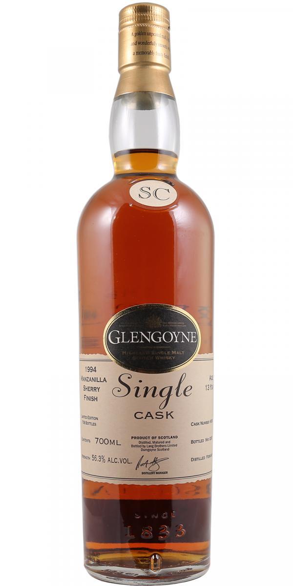 Glengoyne 1994  Single Cask - Manzanilla Sherry Finish