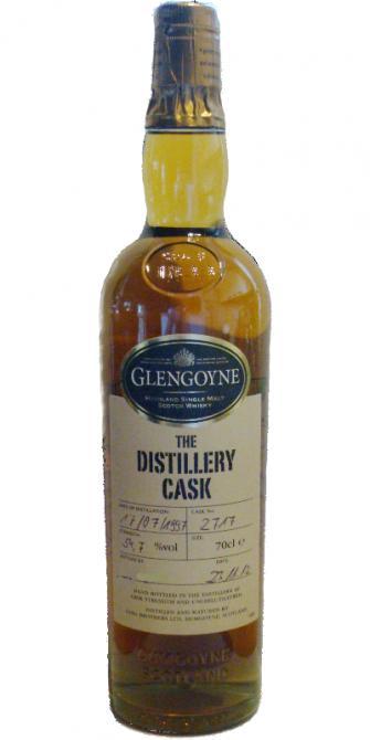 Glengoyne 1997  The Distillery Cask - hand bottled