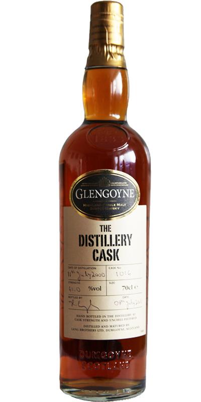 Glengoyne 2000  The Distillery Cask - hand bottled