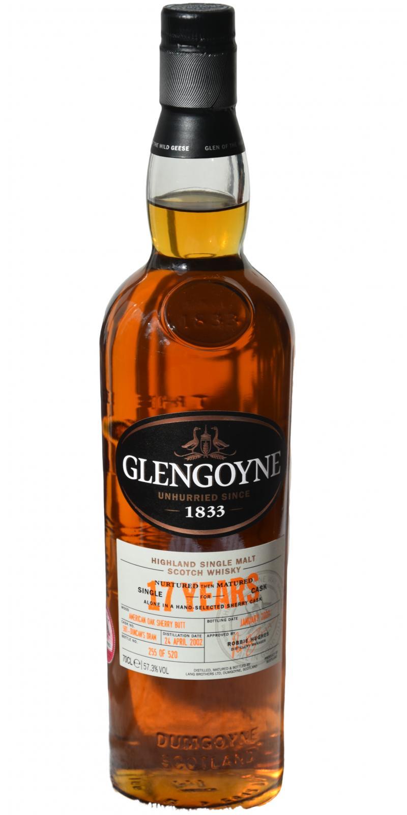 Glengoyne 2002  Duncan's Dram