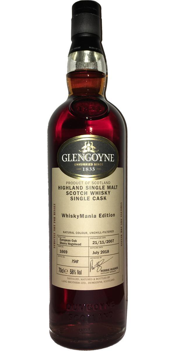 Glengoyne 2007  WhiskyMania Edition