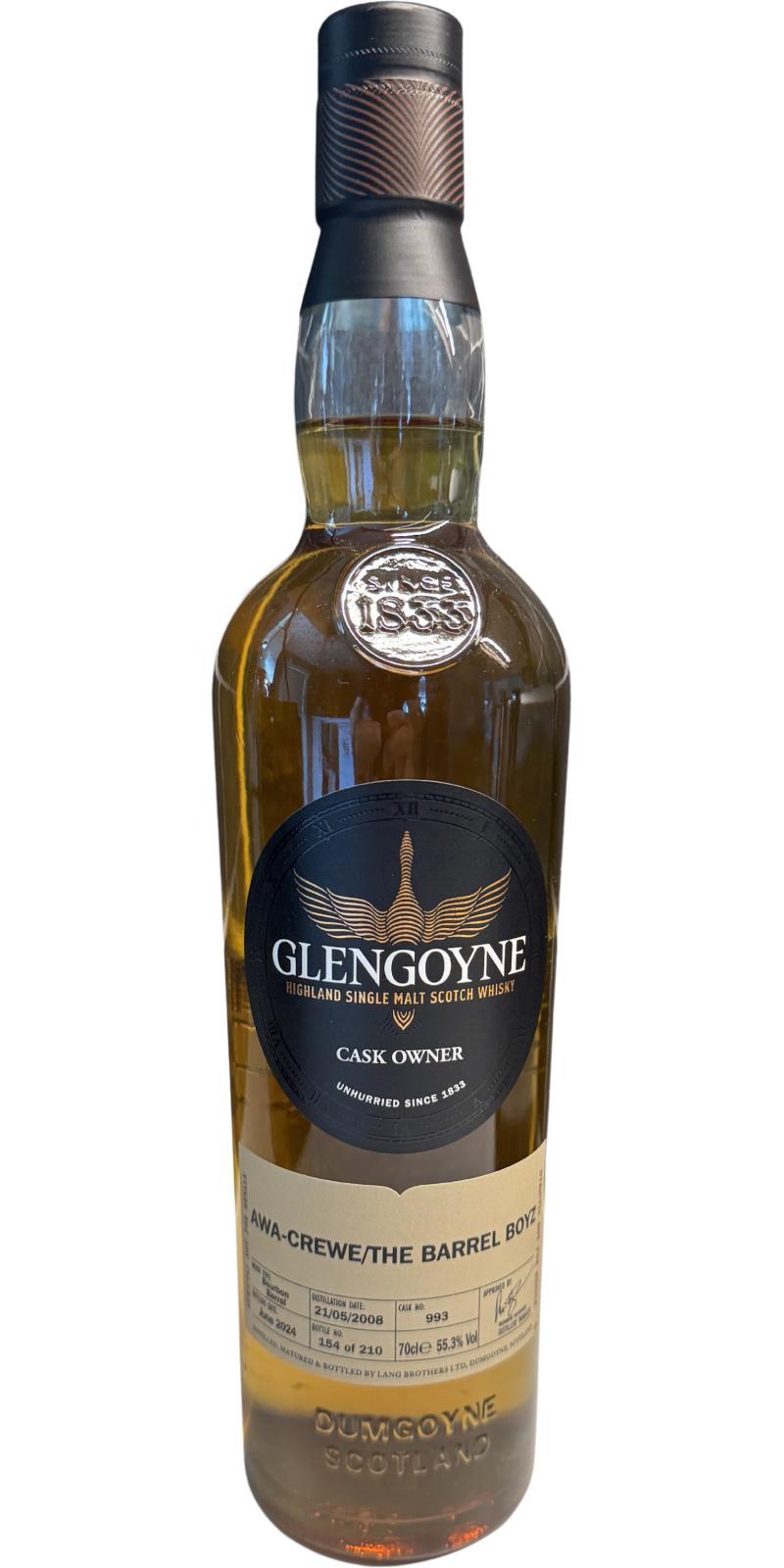 Glengoyne 2008  Private Bottling