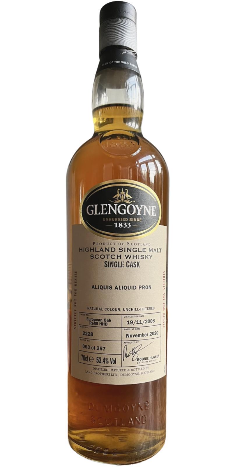 Glengoyne 2008  Private Cask