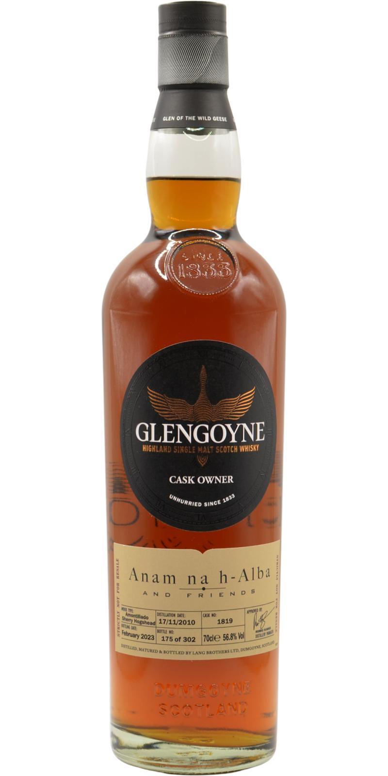 Glengoyne 2010  Cask Owner