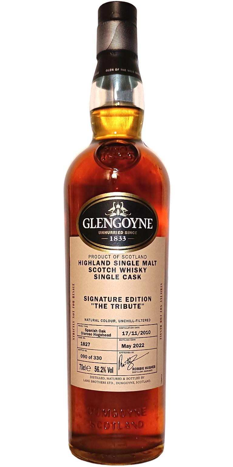 Glengoyne 2010  Signature Edition "THE TRIBUTE"