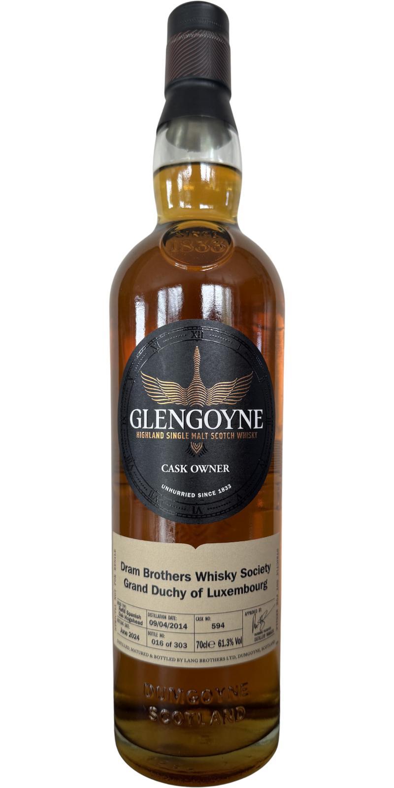 Glengoyne 2014  Cask Owners