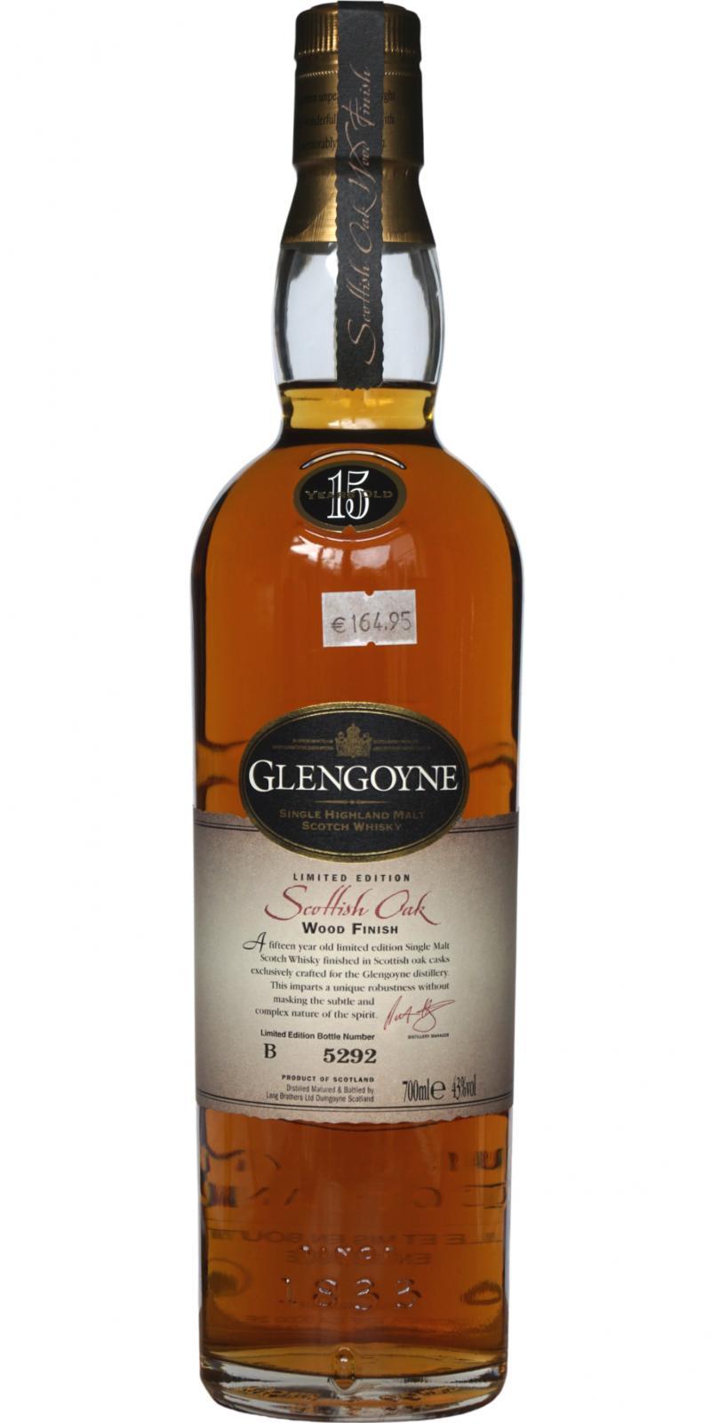 Glengoyne Scottish Oak  Wood Finish - Batch A