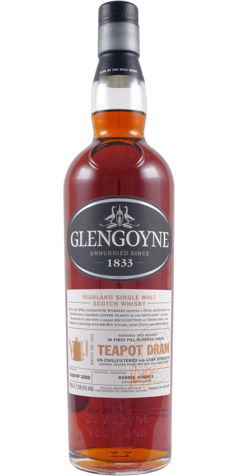 Glengoyne Teapot Dram  Distillery Only