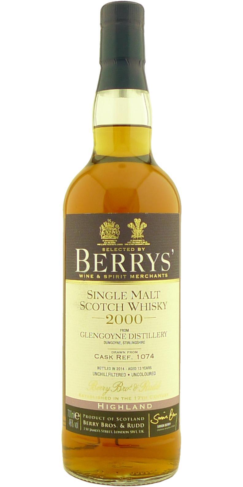 Glengoyne 2000 BR  Berrys'
